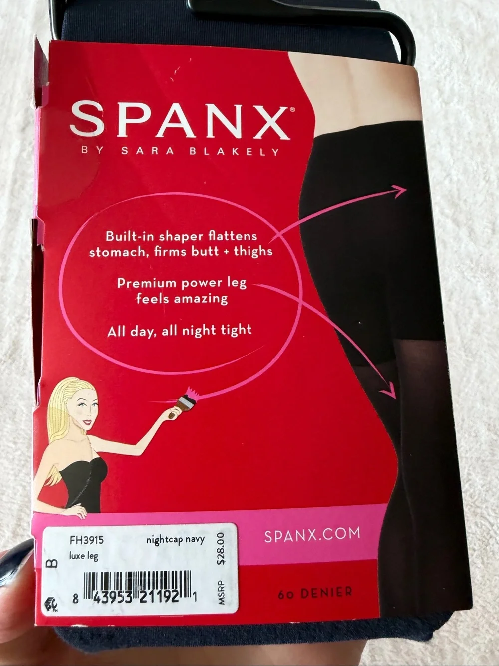 Spanx Opaque All Day Shaping Tighte Nightcap Navy